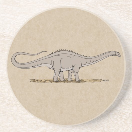 Jurassic Dinosaur Apatosaurus Getränkeuntersetzer (Vorne)