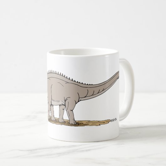 Jurassic Dinosaur Apatosaurus Kaffeetasse (VorderseiteRechts)