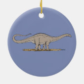 Jurassic Dinosaur Apatosaurus Keramikornament (Hinten)
