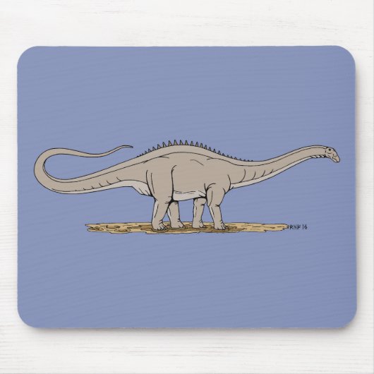 Jurassic Dinosaur Apatosaurus Mousepad (Vorne)
