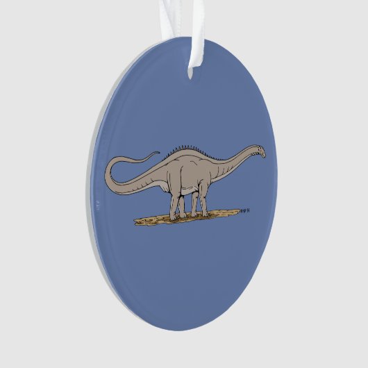 Jurassic Dinosaur Apatosaurus Ornament (Vorderseite)