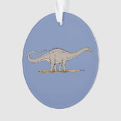 Jurassic Dinosaur Apatosaurus Ornament (Vorderseite)