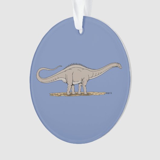 Jurassic Dinosaur Apatosaurus Ornament (Vorderseite)