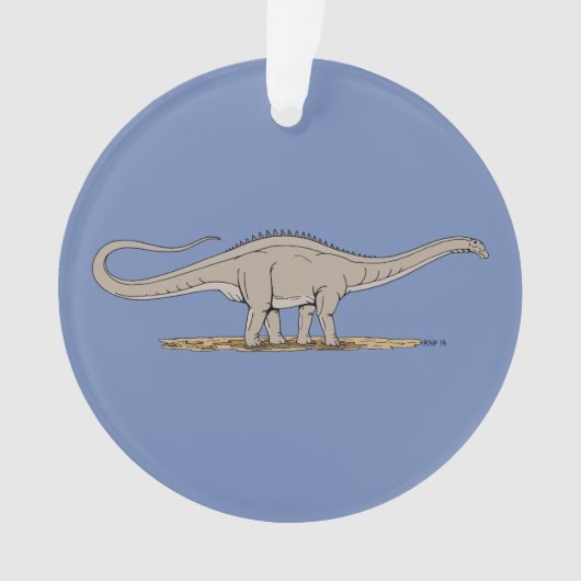 Jurassic Dinosaur Apatosaurus Ornament (Vorderseite)