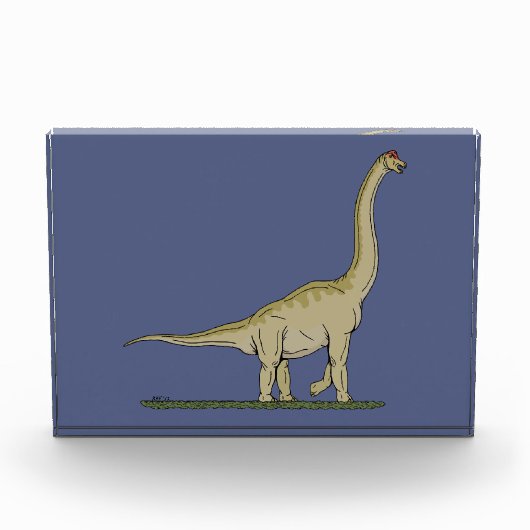 Jurassic Dinosaur Brachiosaurus Fotoblock (Vorderseite)
