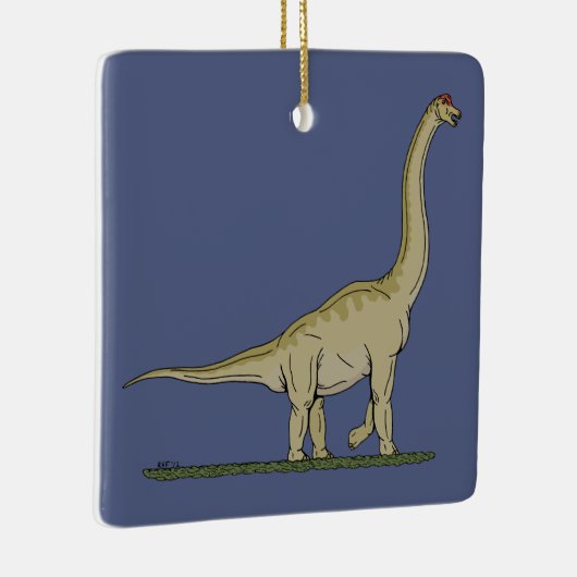 Jurassic Dinosaur Brachiosaurus Keramikornament (Rechts)