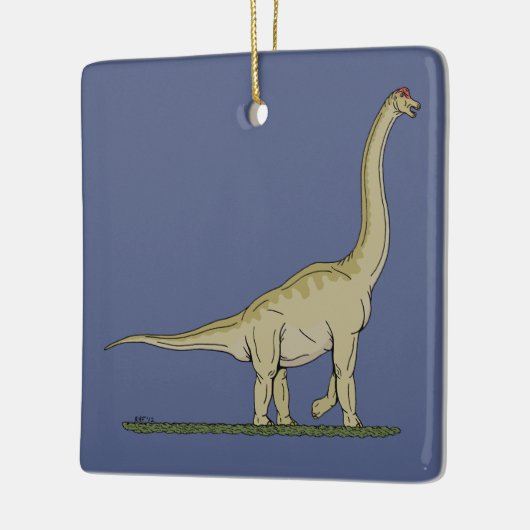 Jurassic Dinosaur Brachiosaurus Keramikornament (Links)