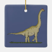 Jurassic Dinosaur Brachiosaurus Keramikornament (Rückseite)