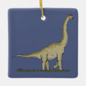 Jurassic Dinosaur Brachiosaurus Keramikornament (Vorderseite)