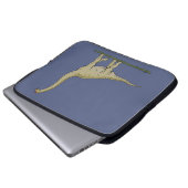 Jurassic Dinosaur Brachiosaurus Laptopschutzhülle (Vorne Knopf)