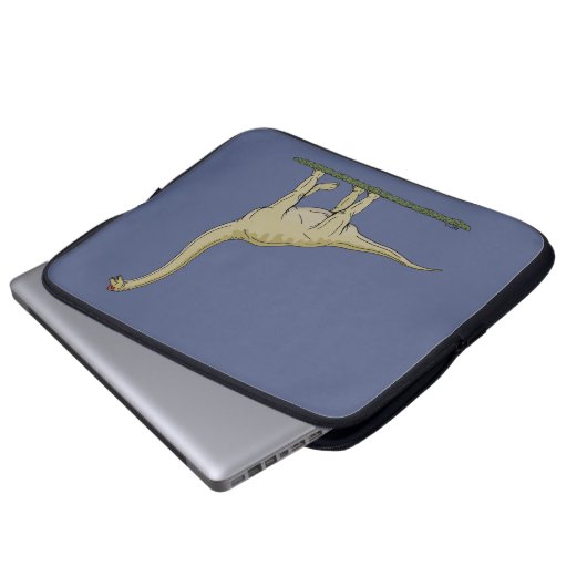 Jurassic Dinosaur Brachiosaurus Laptopschutzhülle (Vorne Knopf)