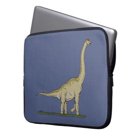 Jurassic Dinosaur Brachiosaurus Laptopschutzhülle (Vorderseite Links)