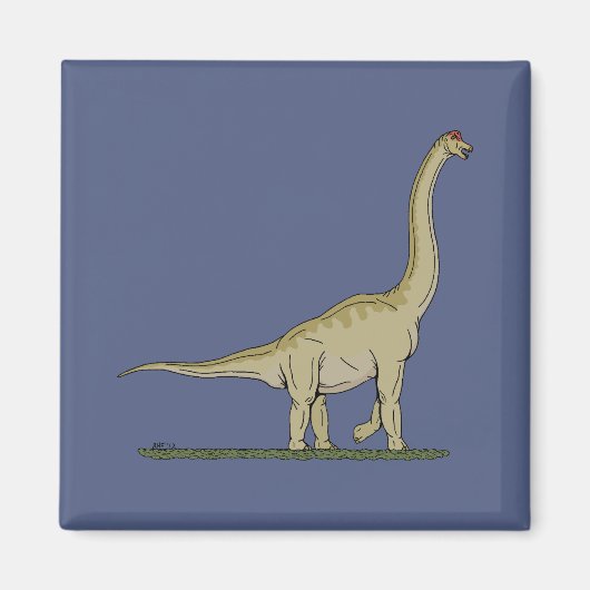 Jurassic Dinosaur Brachiosaurus Magnet (Vorne)
