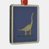 Jurassic Dinosaur Brachiosaurus Ornament Aus Metall (Rechts)