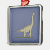 Jurassic Dinosaur Brachiosaurus Ornament Aus Metall (Links)