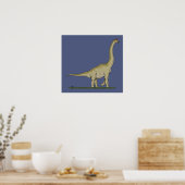 Jurassic Dinosaur Brachiosaurus Poster (Küche)