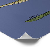 Jurassic Dinosaur Brachiosaurus Poster (Ecke)