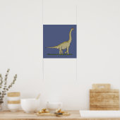 Jurassic Dinosaur Brachiosaurus Poster (Küche)