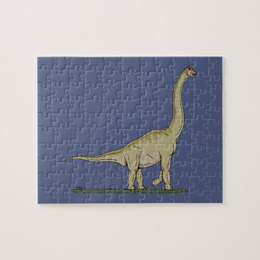 Jurassic Dinosaur Brachiosaurus Puzzle (Horizontal)