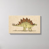 Jurassic Dinosaur Stegosaurus Canvas Print Leinwanddruck (Vorderseite)