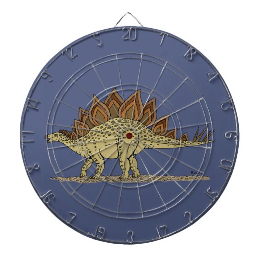 Jurassic Dinosaur Stegosaurus Dartscheibe (vorne)