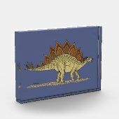 Jurassic Dinosaur Stegosaurus Fotoblock (Links)