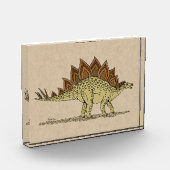 Jurassic Dinosaur Stegosaurus Fotoblock (Links)