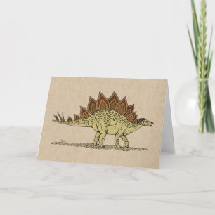 Jurassic Dinosaur Stegosaurus Karte