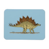 Jurassic Dinosaur Stegosaurus Magnet (Horizontal)