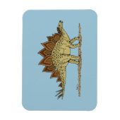 Jurassic Dinosaur Stegosaurus Magnet (Vertikal)