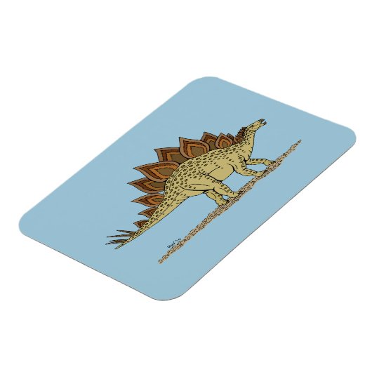 Jurassic Dinosaur Stegosaurus Magnet (Linke Seite)