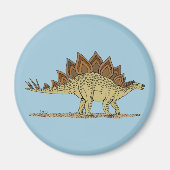 Jurassic Dinosaur Stegosaurus Magnet (Vorne)