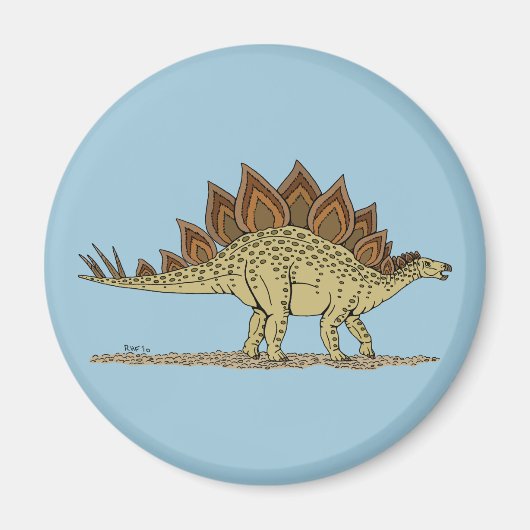 Jurassic Dinosaur Stegosaurus Magnet (Vorne)