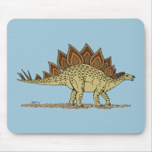 Jurassic Dinosaur Stegosaurus Mousepad