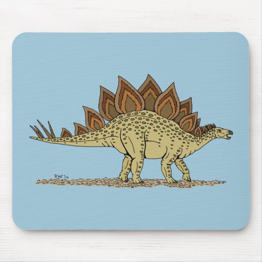 Jurassic Dinosaur Stegosaurus Mousepad (Vorne)