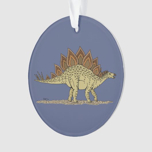 Jurassic Dinosaur Stegosaurus Ornament (Vorderseite)