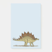 Jurassic Dinosaur Stegosaurus Post-it Klebezettel (Vorderseite)
