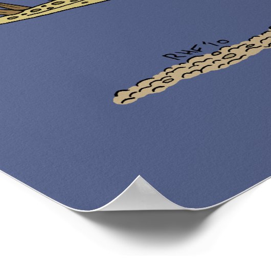 Jurassic Dinosaur Stegosaurus Poster (Ecke)