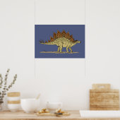 Jurassic Dinosaur Stegosaurus Poster (Küche)