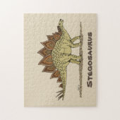 Jurassic Dinosaur Stegosaurus Puzzle (Vertikal)