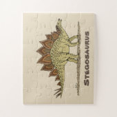 Jurassic Dinosaur Stegosaurus Puzzle (Vertikal)