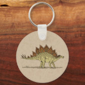 Jurassic Dinosaur Stegosaurus Schlüsselanhänger (Rückseite)