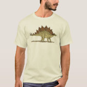 Jurassic Dinosaur Stegosaurus T-Shirt (Vorderseite)
