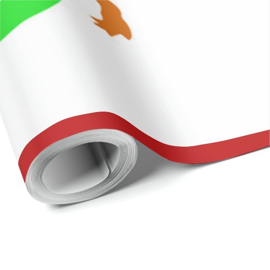 Jurassic Dinosaur T-Rex-Silhouetten Geschenkpapier (Rolleneckpunkt)