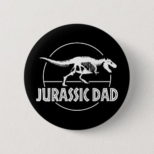 Jurassic Dinosaur Vater Button