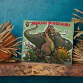 Jurassic Dinosaurier Fotoplatte (Seite)