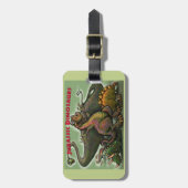 Jurassic Dinosaurier Gepäckanhänger (Vorderseite vertikal)