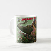 Jurassic Dinosaurier Kaffeetasse (Vorderseite Links)
