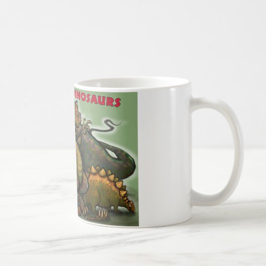 Jurassic Dinosaurier Kaffeetasse (Rechts)