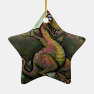 Jurassic Dinosaurier Keramikornament